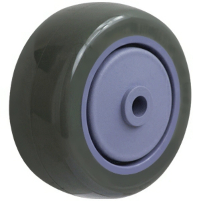 75mm Grey Polyurethane Wheel image 0